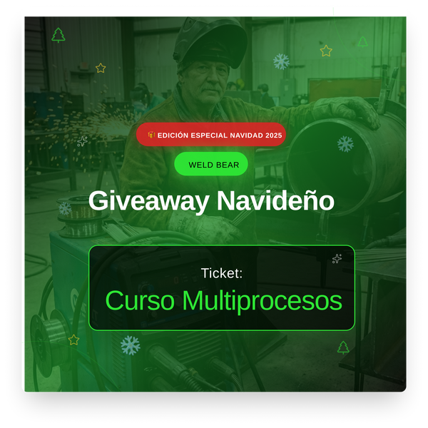 Ticket Giveaway Navideño para Curso Multi-Proceso
