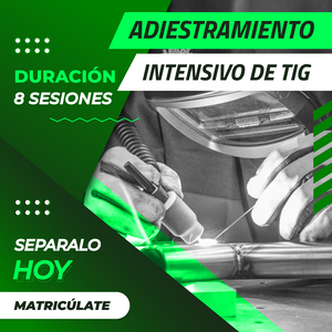 Curso intensivo de TIG - Deposito inicial